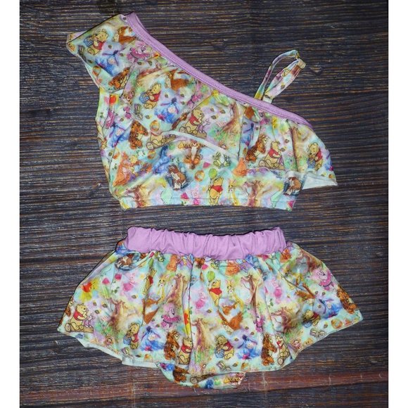 MONNALISA - Winnie The Pooh Bebe Swimsuit - White